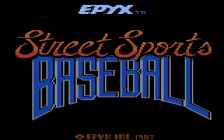 Street Sports Baseball screenshot 2 for Commodore 64